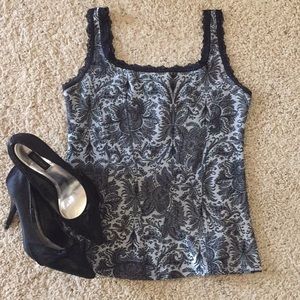 WHBM White House Black Market lace tank